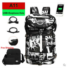 Load image into Gallery viewer, Durable canvas fitness gym bag