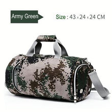 Load image into Gallery viewer, 24L Men Camouflage Sport Gym Bags